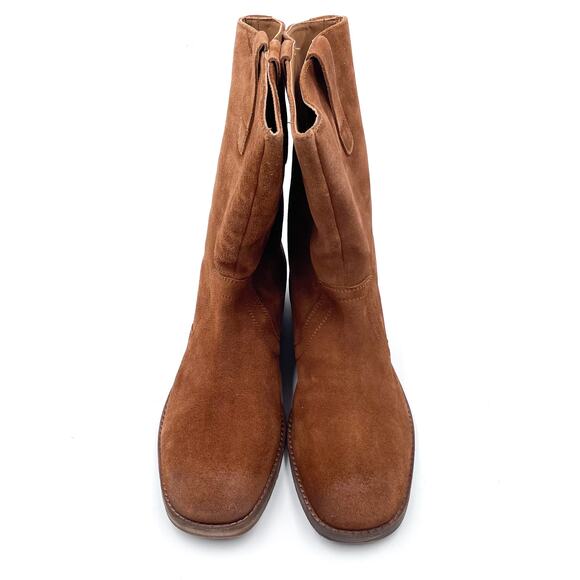 Free People Easton Equestrian Ankle Boot Brown Suede EU 40.5‎ US Women's 9.5 - Picture 5 of 11